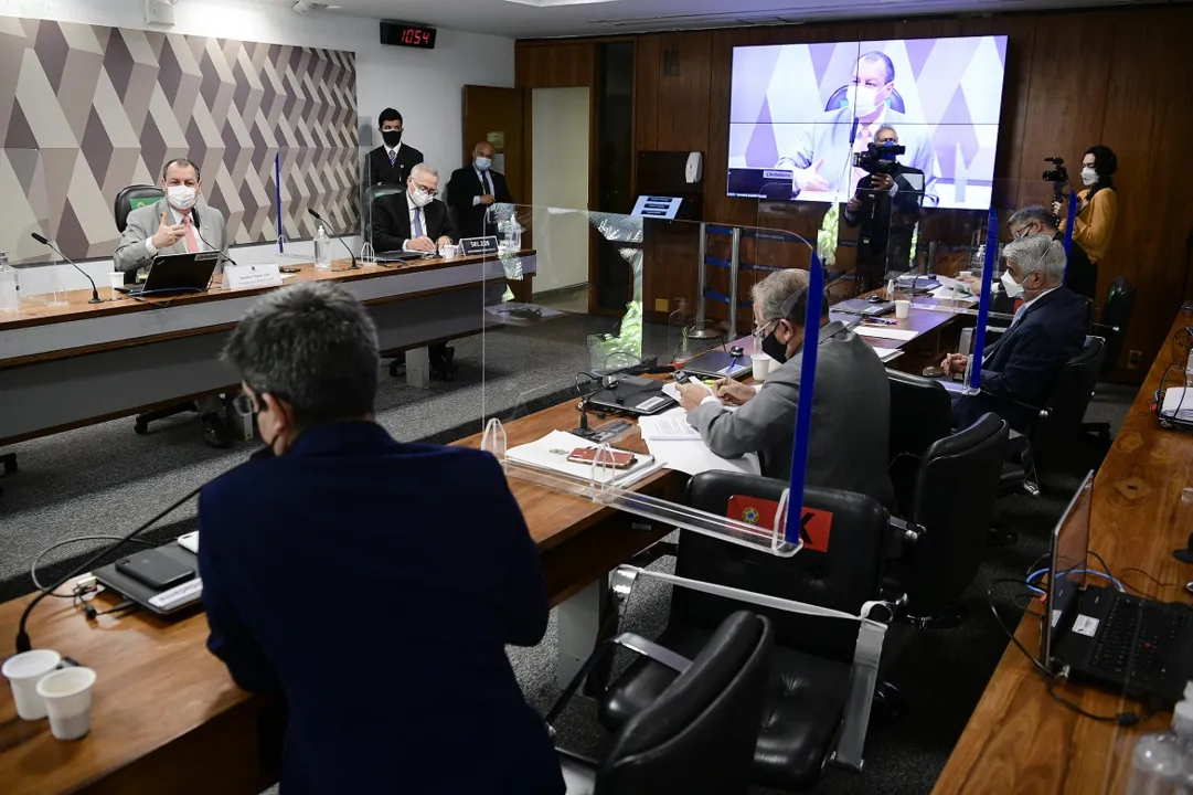 CPI esperou por mais de uma hora, mas depoente não apareceu ou deu satisfações | Foto: Pedro França | Agência Senado