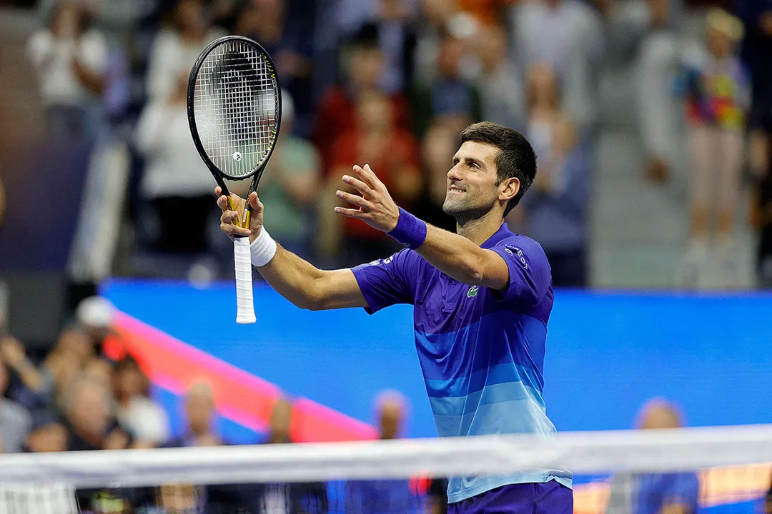 O sérvio venceu a partida em uma hora e 39 minutos | Foto: Sarah Stier | Getty Images via AFP