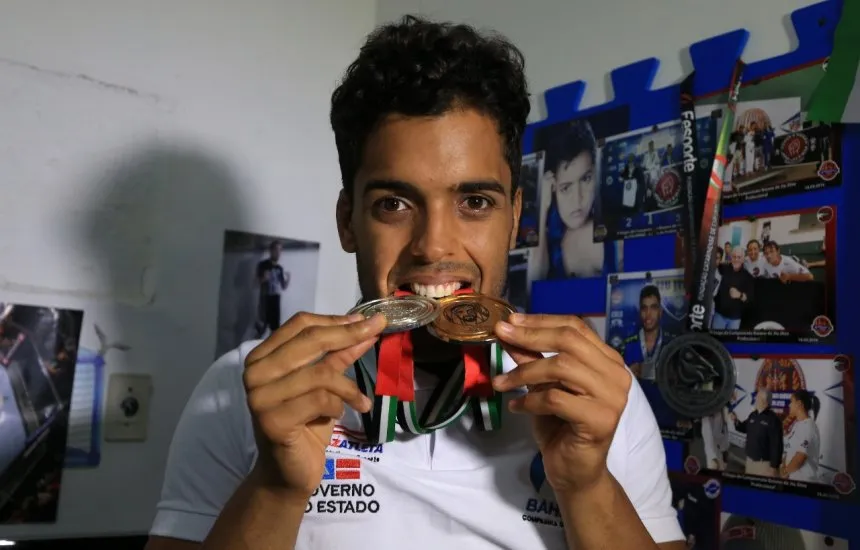 Campeão mundial de parajiu-jitsu, Nogueira é um dos contemplados. | Divulgação | SUDESB