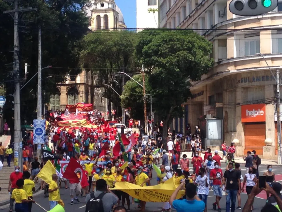 Partido mobilizou manifestação contra o governo Bolsonaro nesta terça, 7, dentro do ato do Grito dos Excluídos