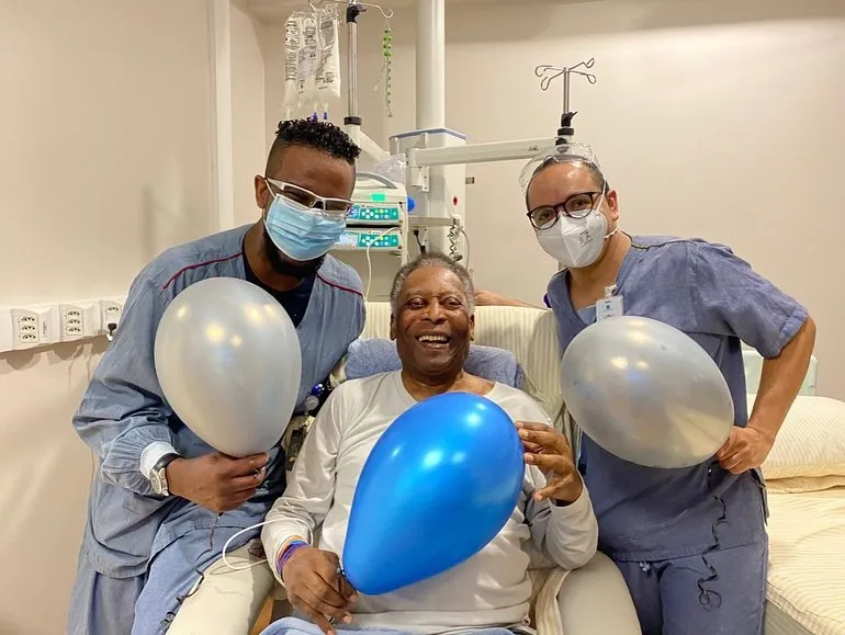 Pelé deu entrada no hospital no dia 31 de agosto | Foto: Reprodução | Instagram