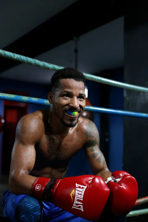 Robson Conceição, boxeador baiano | Foto: Adilton Venegeroles | Ag. A TARDE