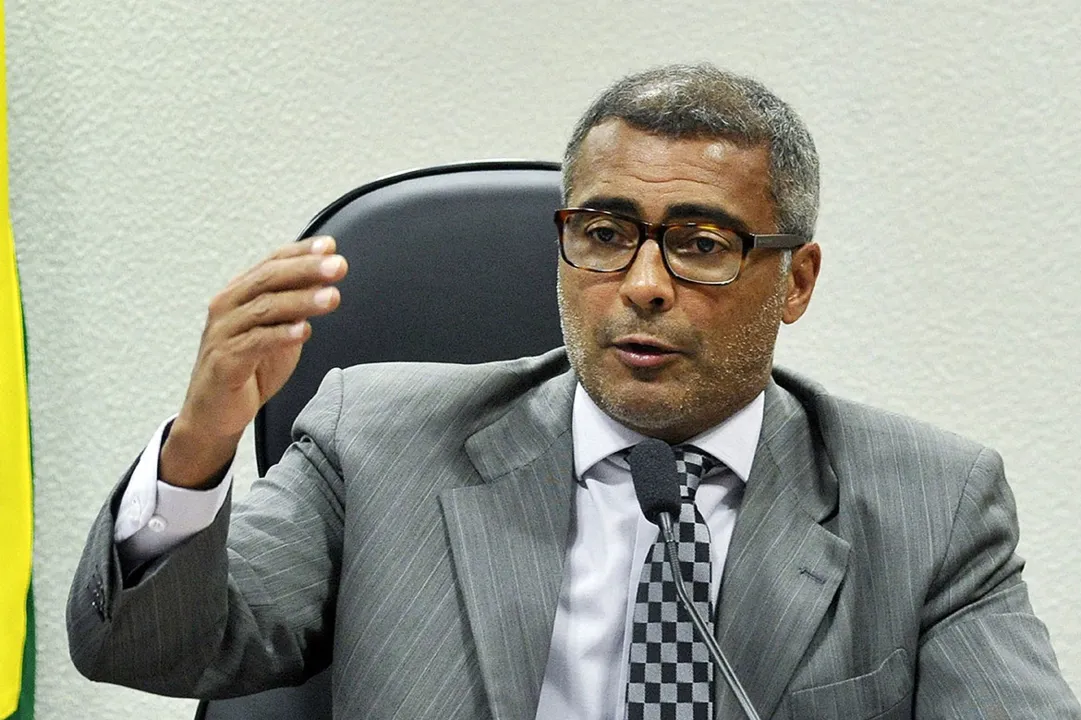 "Romário já está em um quarto e deve ter alta nos próximos dias", informou mensagem postada nas redes sociais | Foto: Geraldo Magela | Agência Senado | AFP