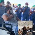 Menos é Mais faz show para jovem que foi extubado ao som do grupo imagem