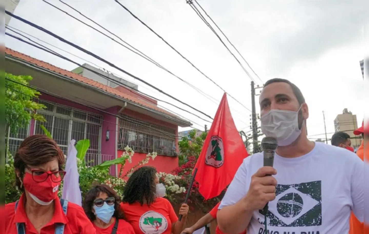 Presidente do PT na Bahia, Éden Valadares fez convocação para ato | Foto: João Valadares | Ascom PT