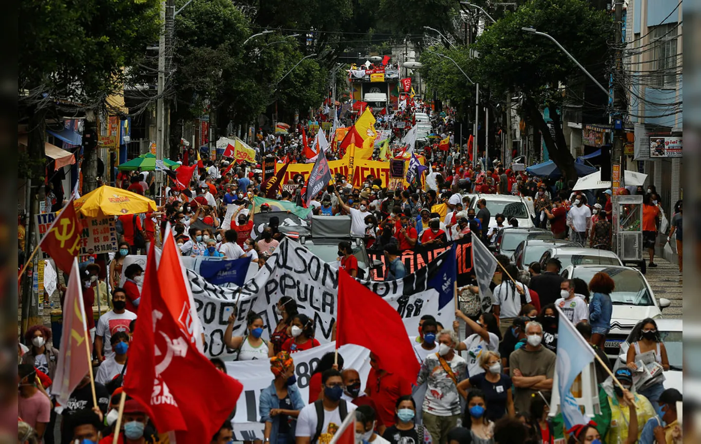 Há resistência de parte da esquerda em aderir ás manifestações convocadas pelo MBL e Vem pra Rua | Foto: Rafael Martins | Ag. A TARDE