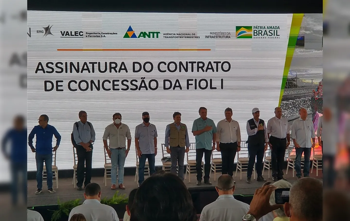 O ato concede, formalmente, à empresa Bahia Mineração S.A (Bamin) a administração do trecho | Foto: Nayla Santos | TV Sudoeste