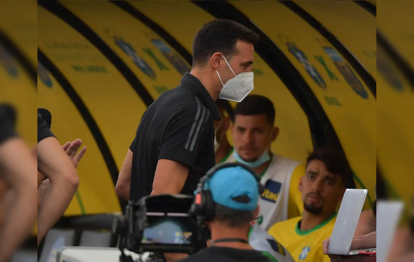Lionel Scaloni, técnico da seleção argentina. "É preciso repensar muitas coisa" | Foto: Nelson Almeida | AFP