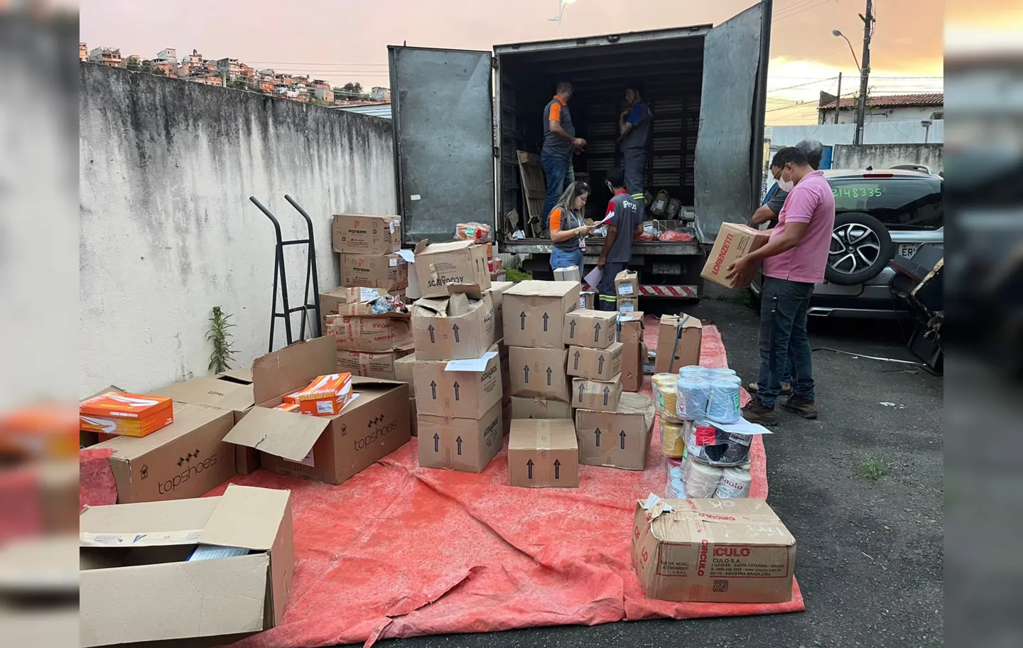 Material foi roubado na Fazenda Grande do Retiro e recuperado no Lobato | Foto: Divulgação/ SSP