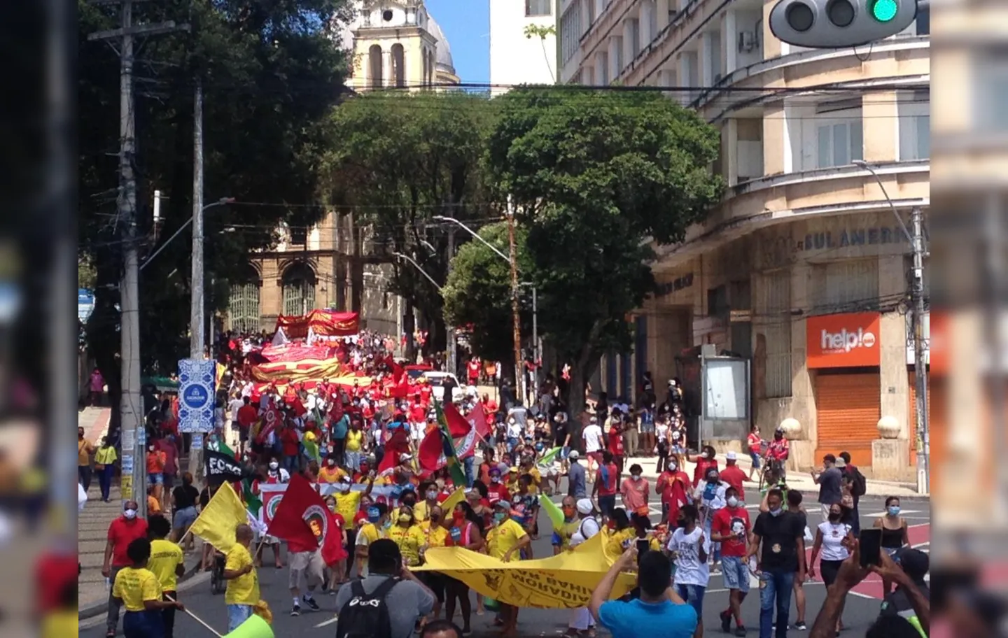Partido mobilizou manifestação contra o governo Bolsonaro nesta terça, 7, dentro do ato do Grito dos Excluídos