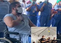 Menos é Mais faz show para jovem que foi extubado ao som do grupo imagem