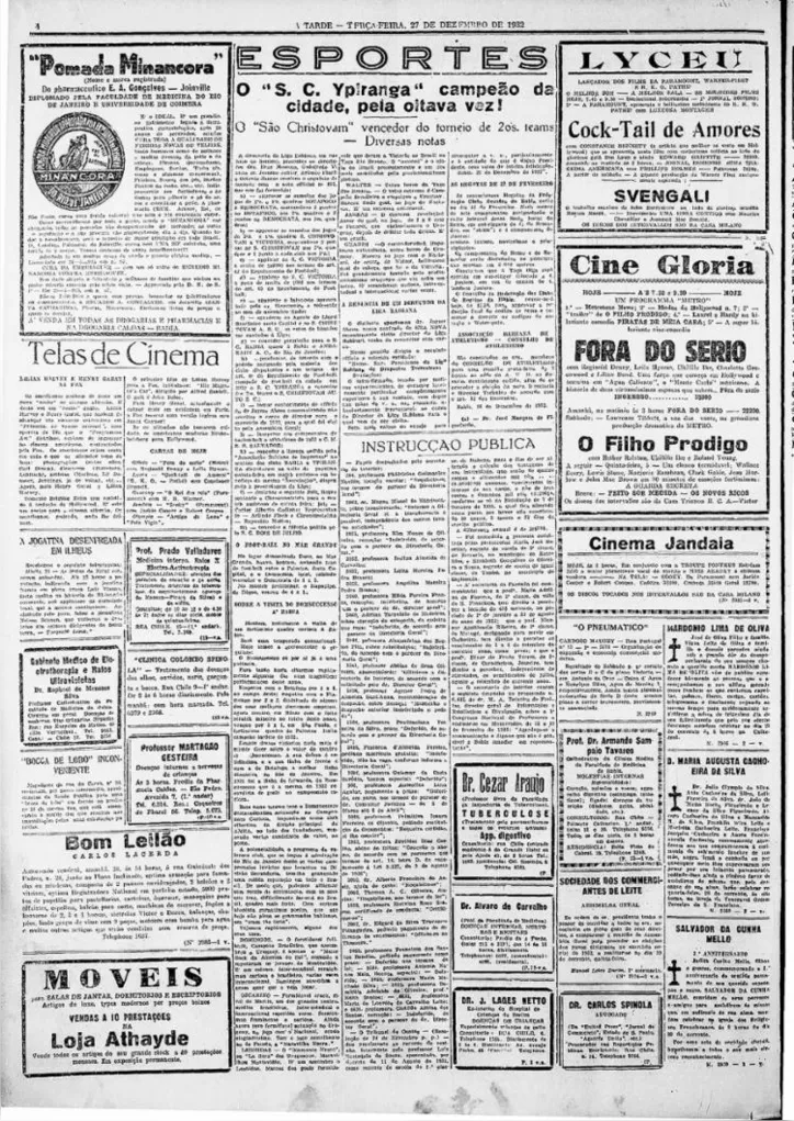 Imagem ilustrativa da imagem Pioneiro em incluir negros em sua formação, Ypiranga completa 115 anos no próximo dia 7