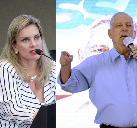 Ivana Bastos e Nilo Coelho, adversários no mesmo lado | Foto: Divulgação | Ascom-PMG | 12.9.2020