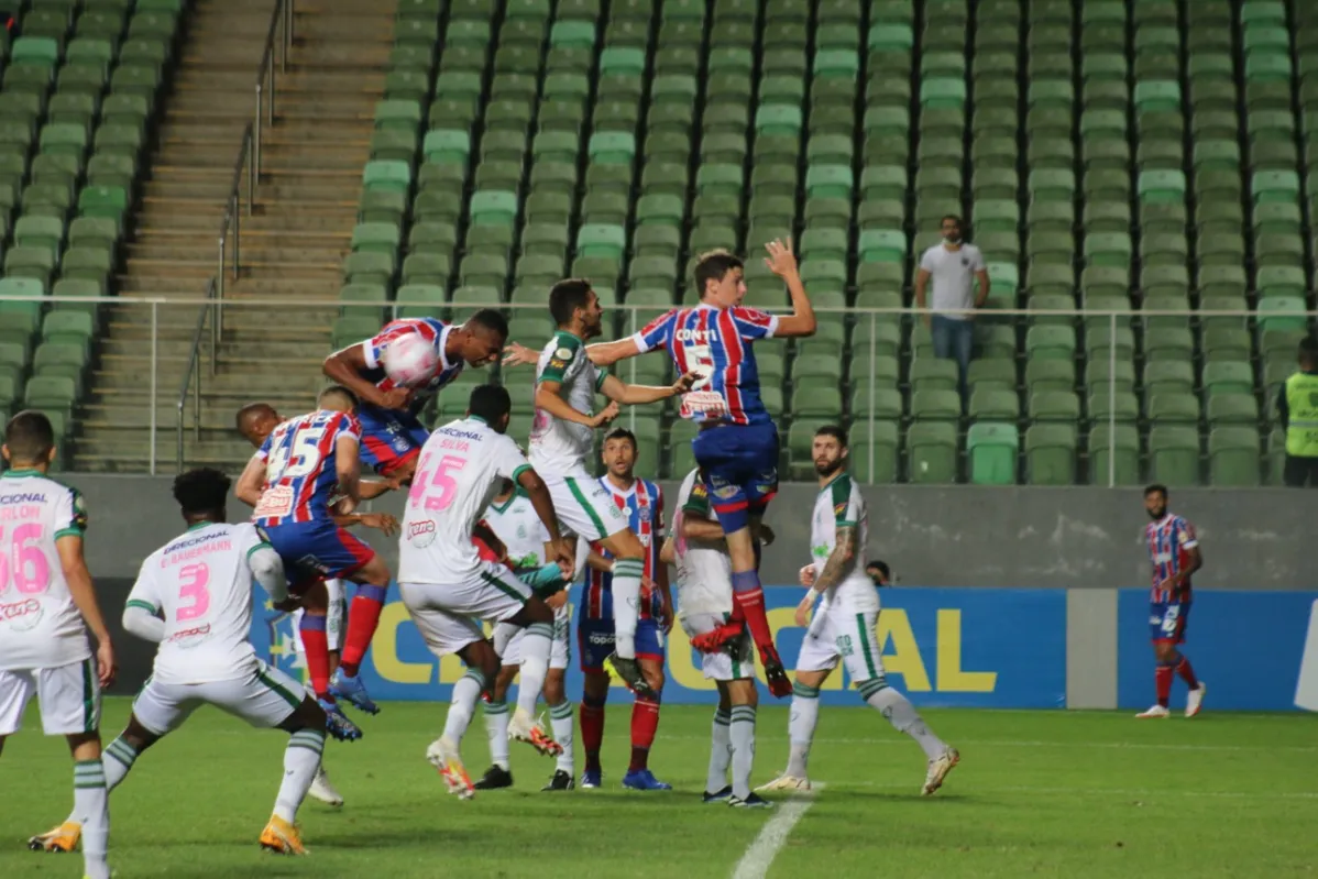 Tricolor ficou no empate sem gols contra o América-MG | Foto: Felipe Santana | EC Bahia