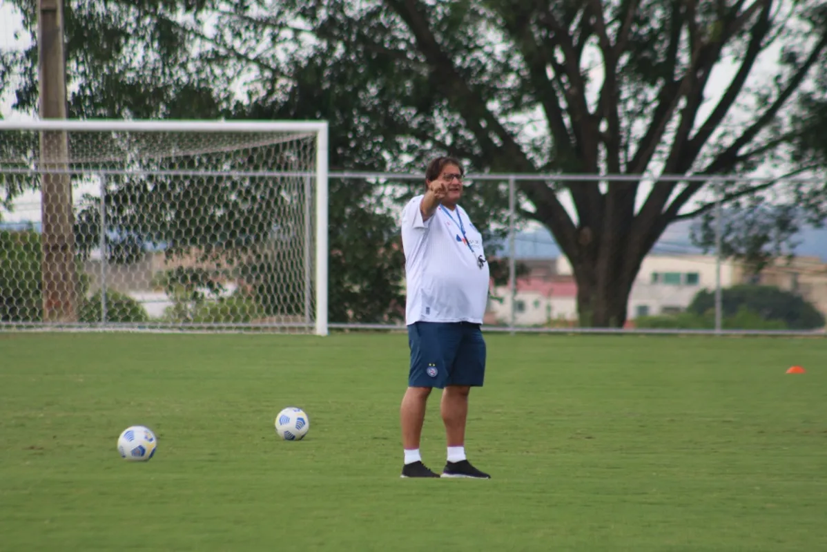 O treinamento foi realizado no CT do Cruzeiro | Foto: Felipe Oliveira | EC Bahia