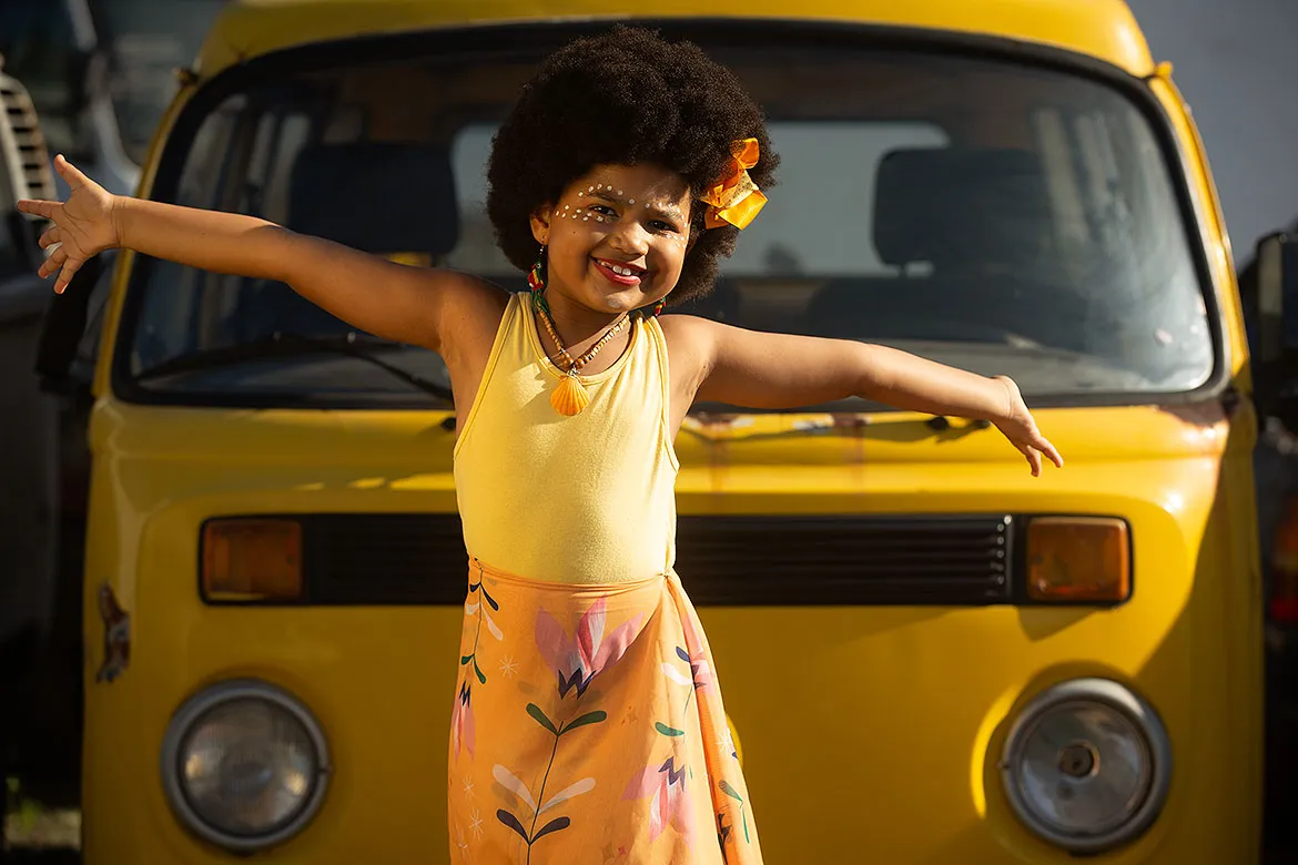 Lilica, de 7 anos, que já lançou o álbum ‘O sol reflete’, promete novidades este ano | Foto: Rafael Martins | Divulgação | 07.05.2021