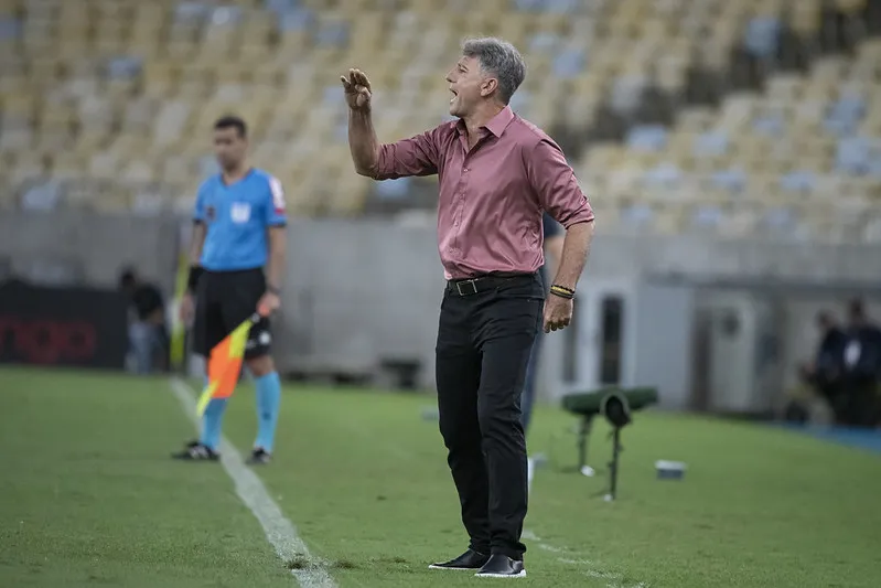 Renato gaúcho é finalista da Libertadores com o Flamengo | Foto: Alexandre Vidal | Flamengo