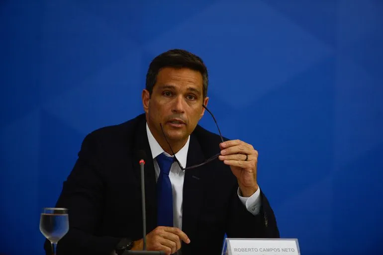 Os dados do Banco Central foram divulgados hoje pela manhã. Na foto, o presidente do Banco Central, Roberto Campos Neto | Foto: Marcello Casal Jr | Agência Brasil | 07.04.2021