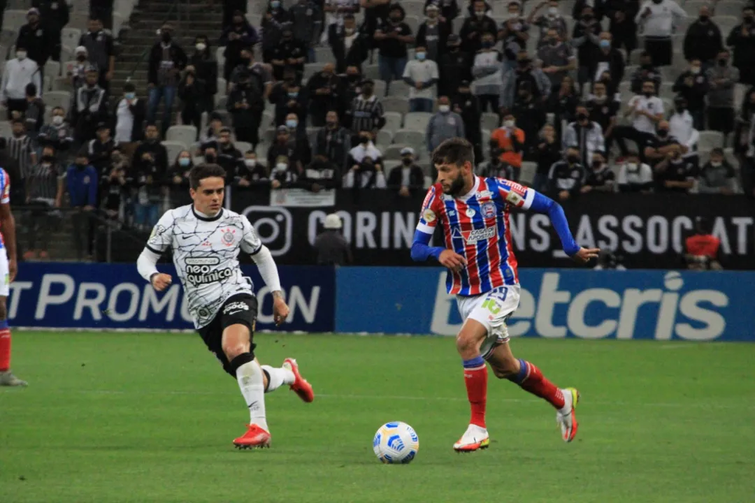 Bahia Esquadrão sai na frente, tem jogador expulso, sofre a virada e volta a ter a pior defesa da Série A | Foto: Vitor Tamar | EC Bahia