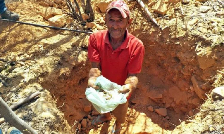 Garimpo é caracterizado pelo baixo nível de mecanização. | Foto: Prefeitura de Sento Sé