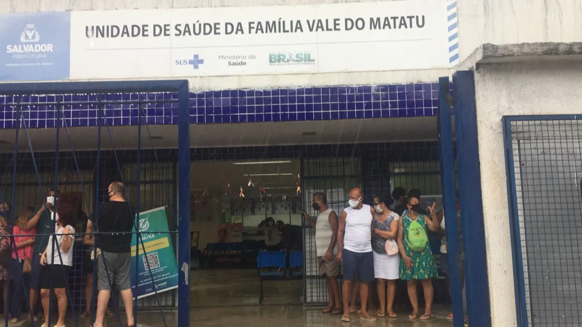 Doses de reforço na USF Vale do Matatu, em Brotas, estão suspensas | Foto: Manuela Vidal | Cidadão Repórter