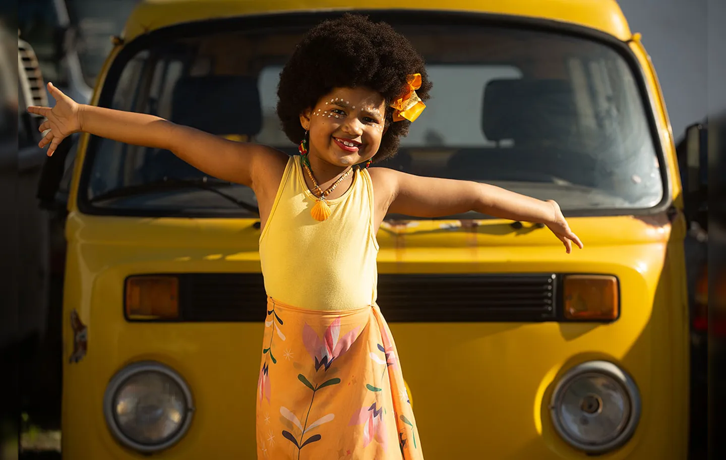 Lilica, de 7 anos, que já lançou o álbum ‘O sol reflete’, promete novidades este ano | Foto: Rafael Martins | Divulgação | 07.05.2021