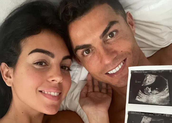 Imagem ilustrativa da imagem Cristiano Ronaldo e Georgina serão pais de gêmeos: "mal podemos esperar"