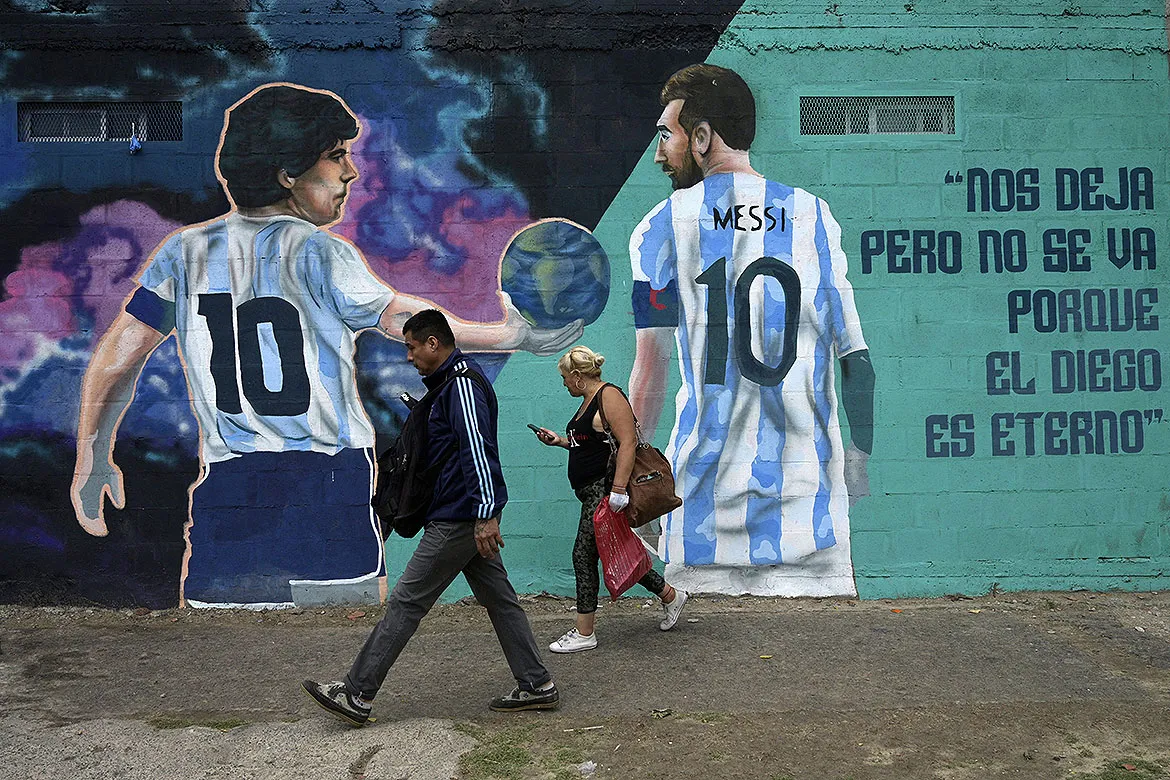 Messi é considerado o substituto de Diego Maradona na Seleção da Argentina | Foto: Juan Mabromata | AFP