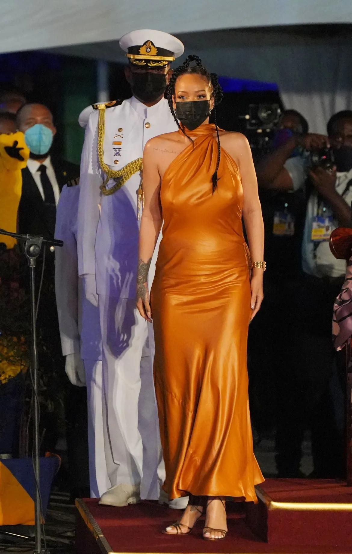 Rihanna a cerimônia que tornou Barbados uma república independente do Reino Unido