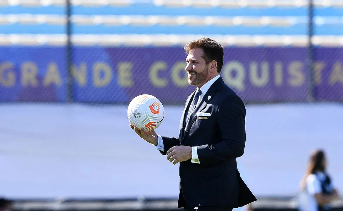 Presidente da entidade, Alejandro Domínguez. considerou que "com isto, visa-se uma maior justiça desportiva" | Foto: AFP