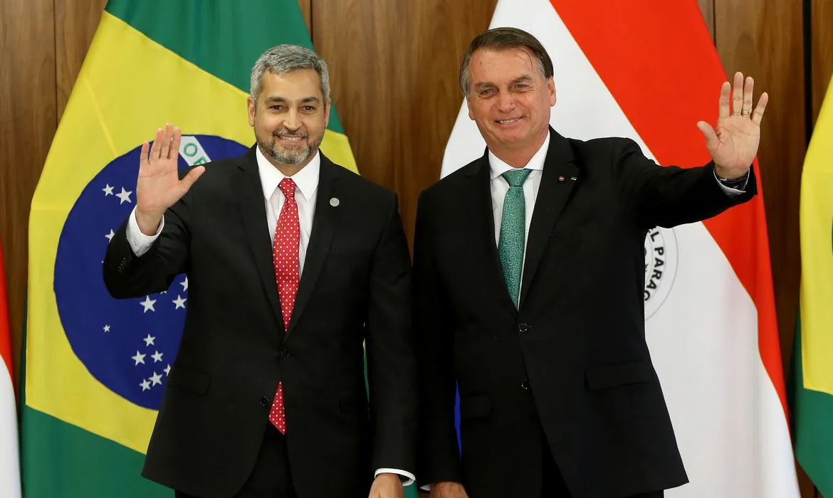 Bolsonaro e Benítez se reuniram no Palácio do Planalto | Foto: Wilson Dias | Agência Brasil
