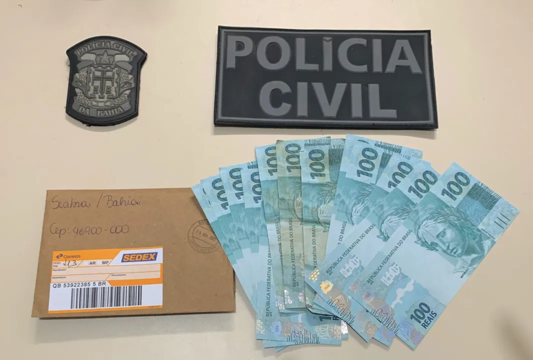 Um suspeito disse que adquiria o dinheiro pela internet | Foto: Reprodução / SSP