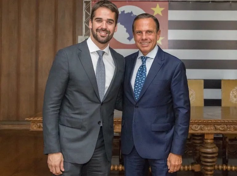 Os governadores João Doria e Eduardo Leite estão em disputa apertada | Foto: Governo do Estado de São Paulo