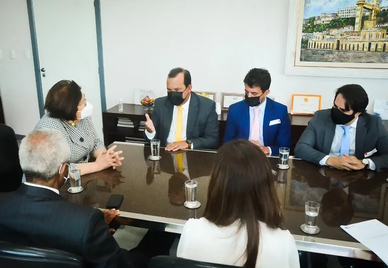 Presidente da Câmara esteve reunido com a procuradora-geral de Justiça da Bahia, Norma Cavalcanti | Foto: Carlos Alberto | Divulgação