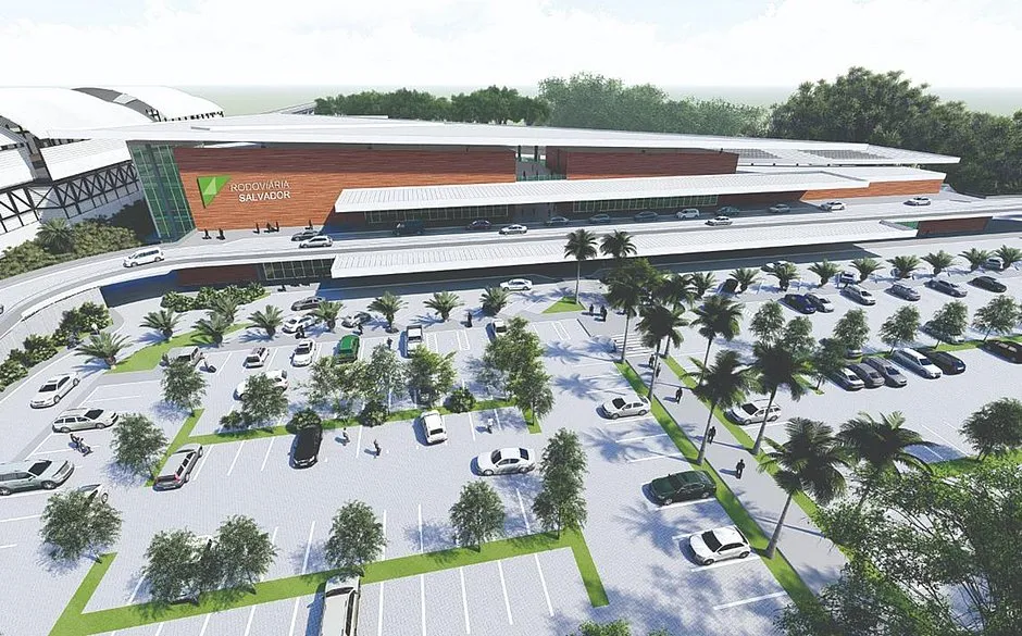 Nova rodoviária está em construção e previsão de entrega é fevereiro de 2023 | Foto: Divulgação