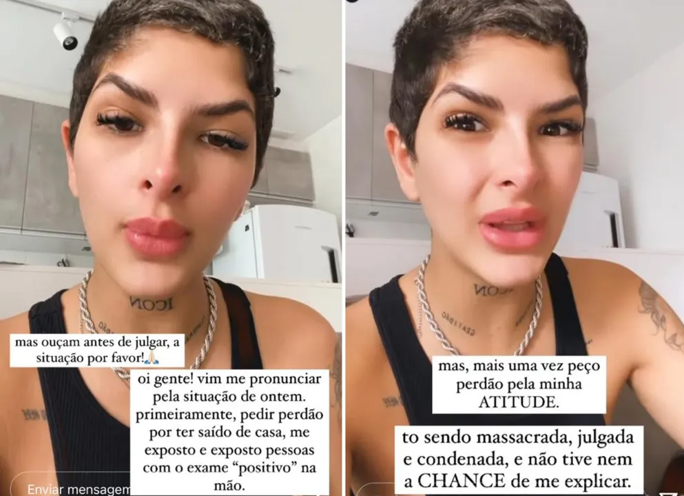 Influenciadora afirmou que resultado foi um falso positivo | Foto: Reprodução/ Instagram