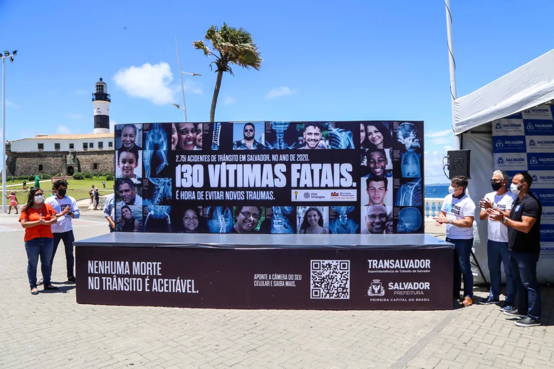 Painel ficará exposto no local até o final deste ano | Foto: Divulgação