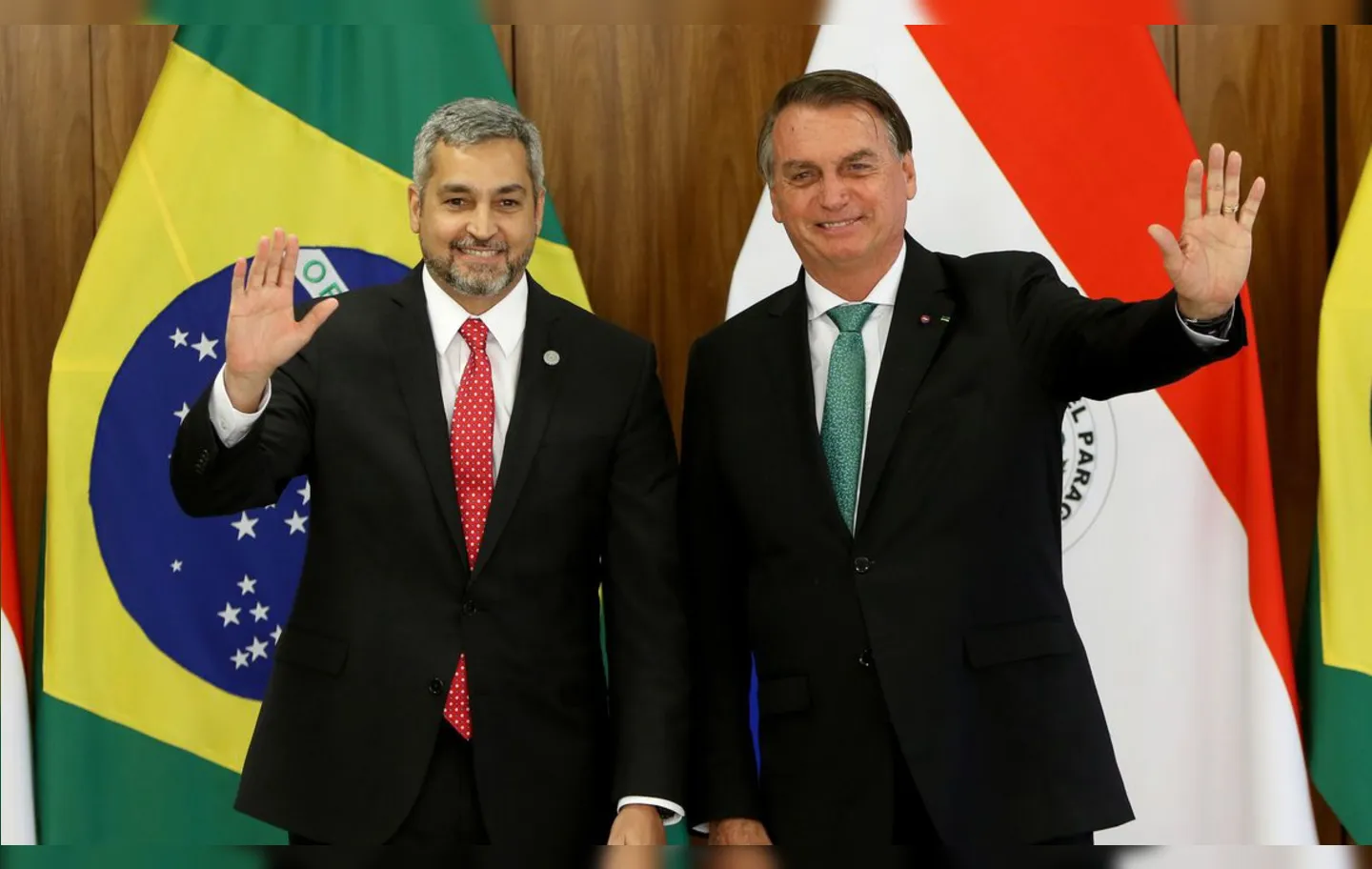 Bolsonaro e Benítez se reuniram no Palácio do Planalto | Foto: Wilson Dias | Agência Brasil