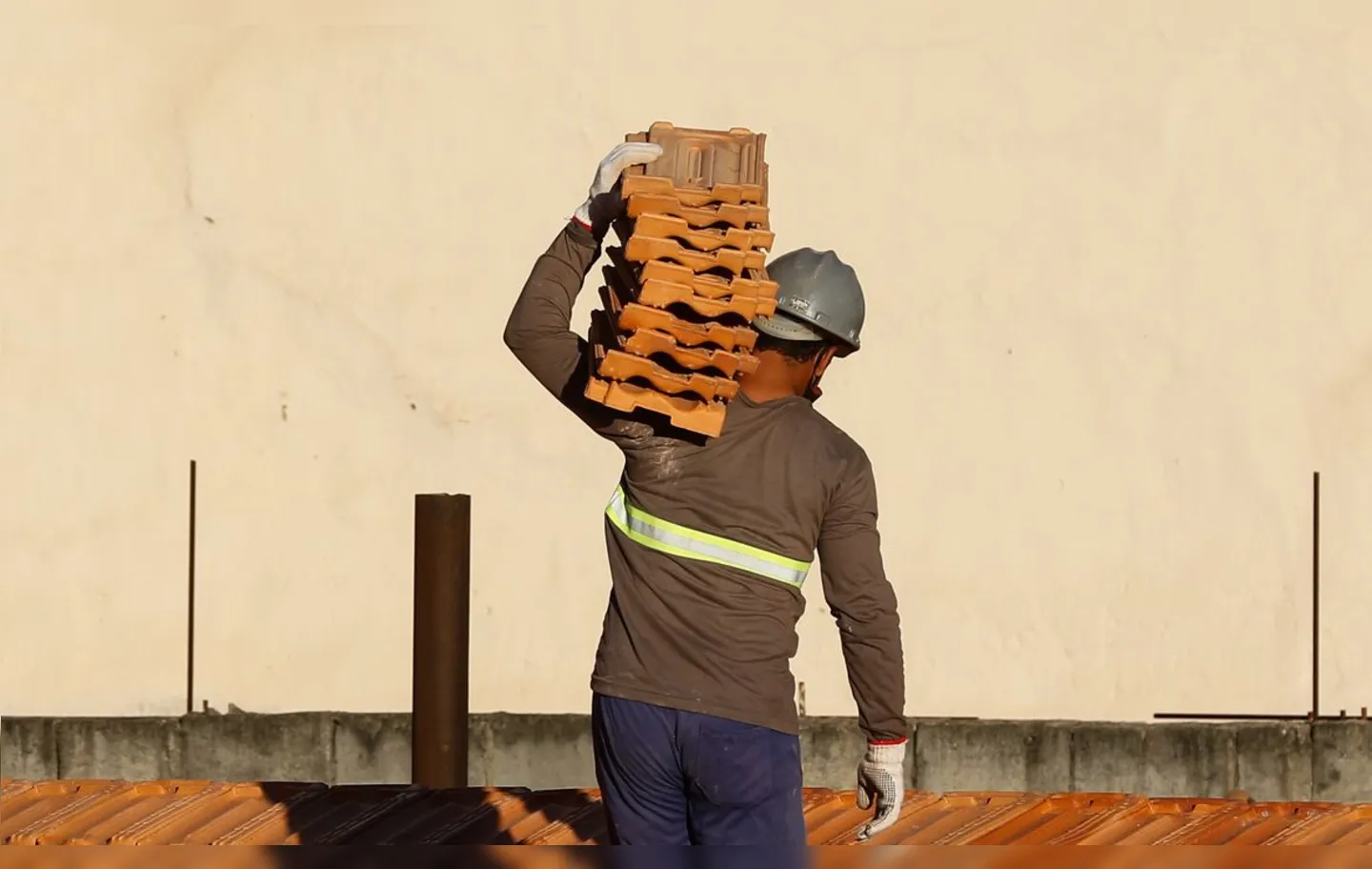 Construção civil é um dos setores que registrou alta de contratação | Foto: Fernando Frazão | Agência Brasil