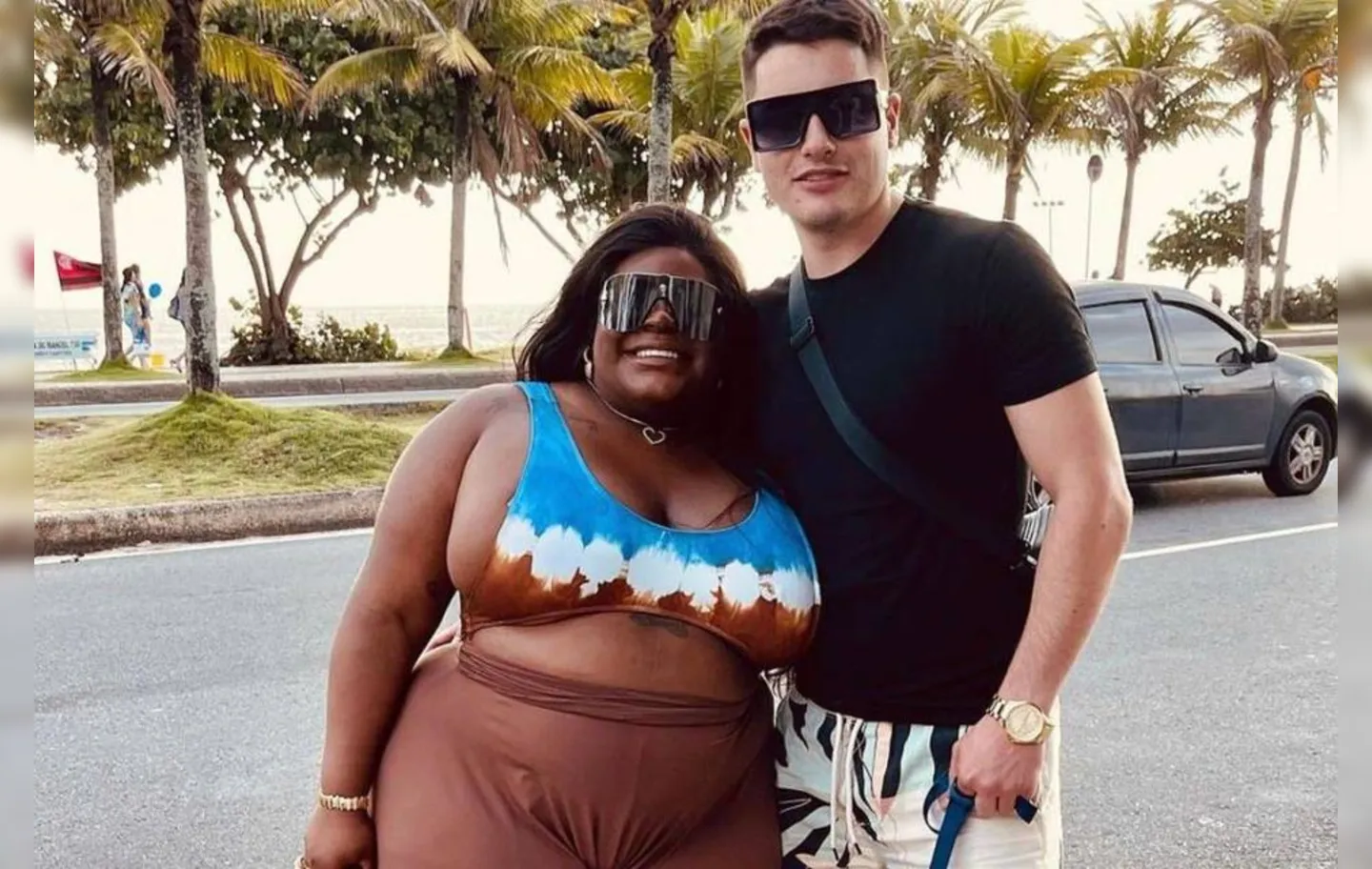 Namoro se tornou público após amigo da cantora vazar a foto | Foto: Reprodução / Instagram