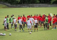 Vitória segue preparação visando duelo com o Vila Nova