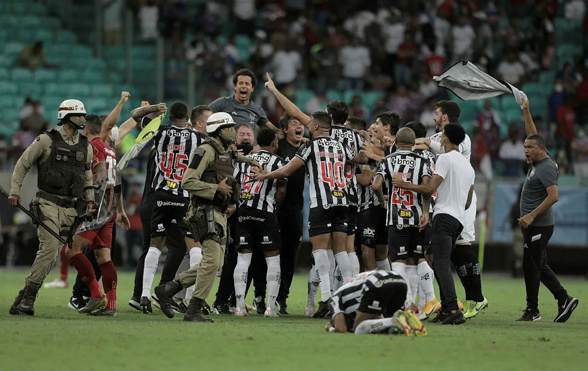 Galo virou duelo em 2º tempo eletrizante e abriu 11 pontos para Flamengo | Foto: Felipe Iruatã | Ag. A TARDE