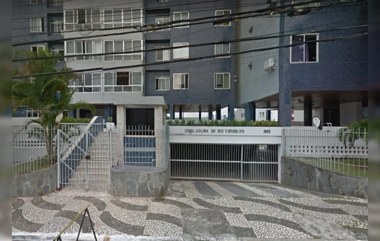 A ocorrência foi registrada no condomínio Colina do Rio Vermelho, na rua Francisco Rosa | Foto: Reprodução | Google Street View