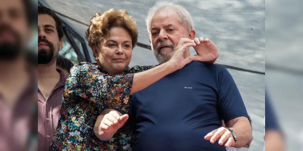 Lula teceu ainda elogios a Dilma, que não participou presencialmente do evento.