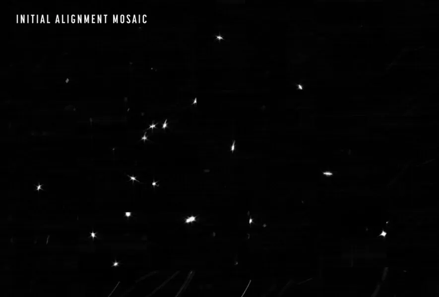 Mosaico de fotos mostra a estrela HD 84406, da constelação Ursa Maior