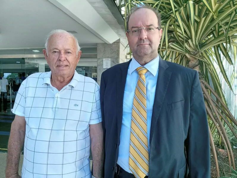 Jurandir Oliveira e o filho Marcelo: ‘Ele é melhor que eu’