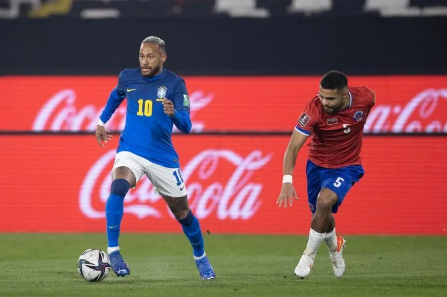 No último confronto entre Brasil e Chile, em Santiago, no mês de setembro do ano passado, o Brasil venceu por 1 a 0