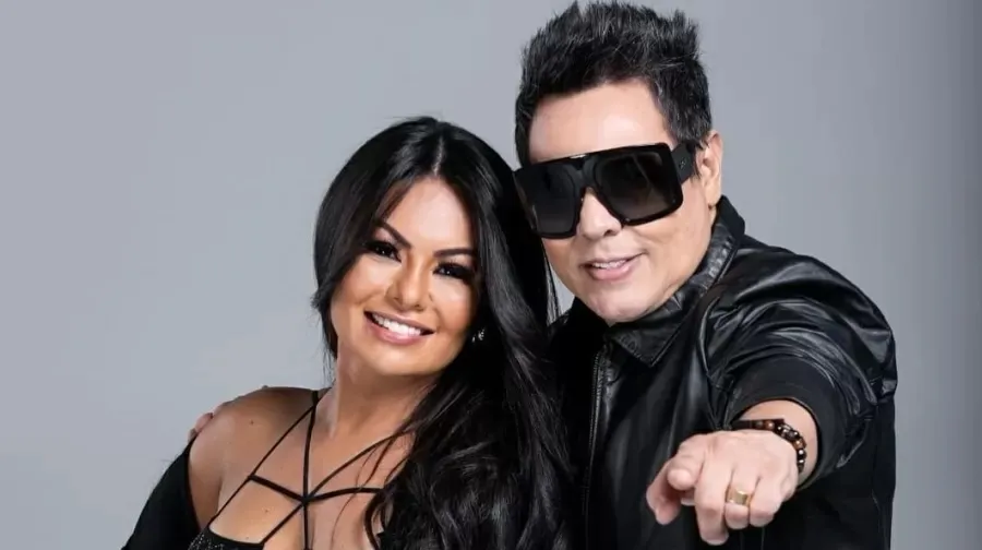 Daniel e Paulinha são colegas da banda Calcinha Preta há mais de uma década