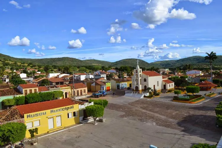 Centro da cidade de Jussiape, centro sul da Bahia