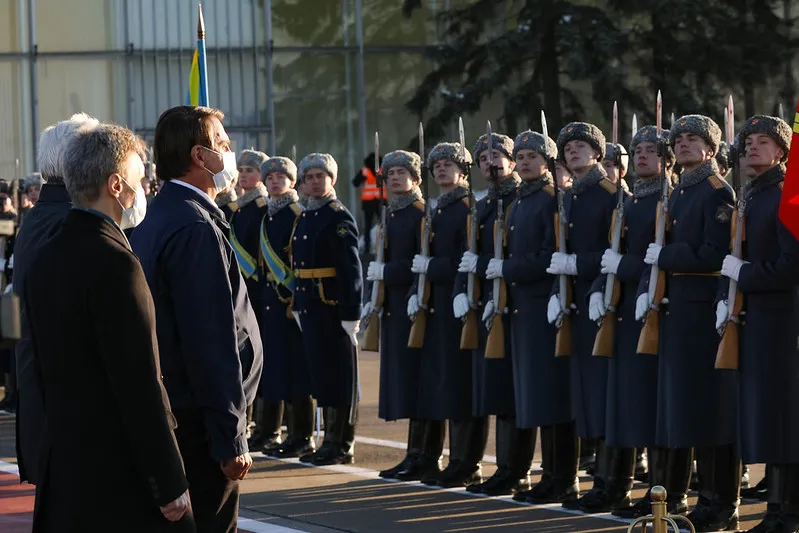 Bolsonaro esteve na Rússia em meados de fevereiro